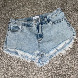 Cello Denim Cut Off Shorts